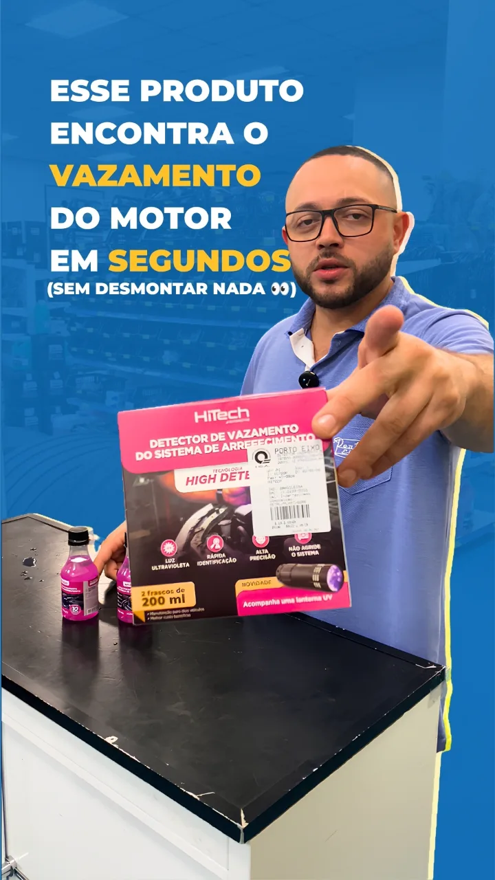 Profissional de oficina recomendando o Detector de Vazamentos High Detech